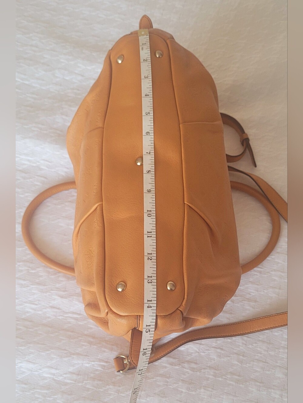 MCM MONOGRAM HANDBAG - Picture 2 of 15